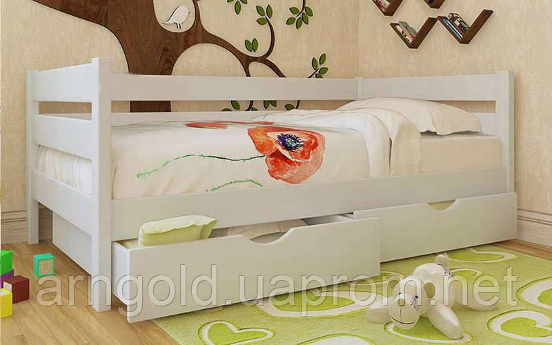 Ліжко дитяче дерев'яне Амелі 90х200