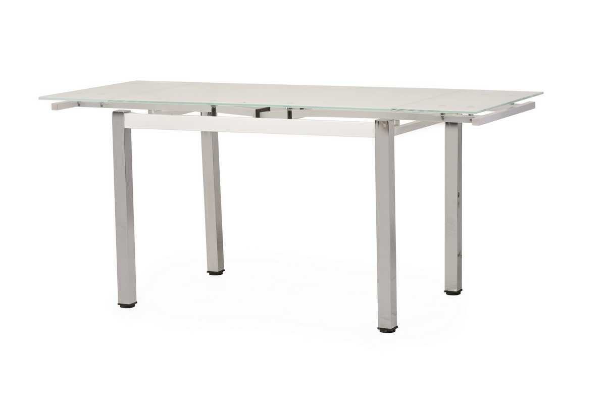 Розсувний стіл Т-231 білий 110/170 від Vetro Mebel, скло