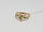 Золоте кільце з діамантами і смарагдом. Артикул RE6116K 17, фото 3