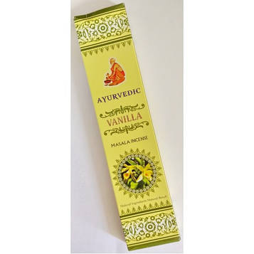 Пахощі Ваніль, пилкові, натуральні, Ayurvedic Vanilla (15gm)