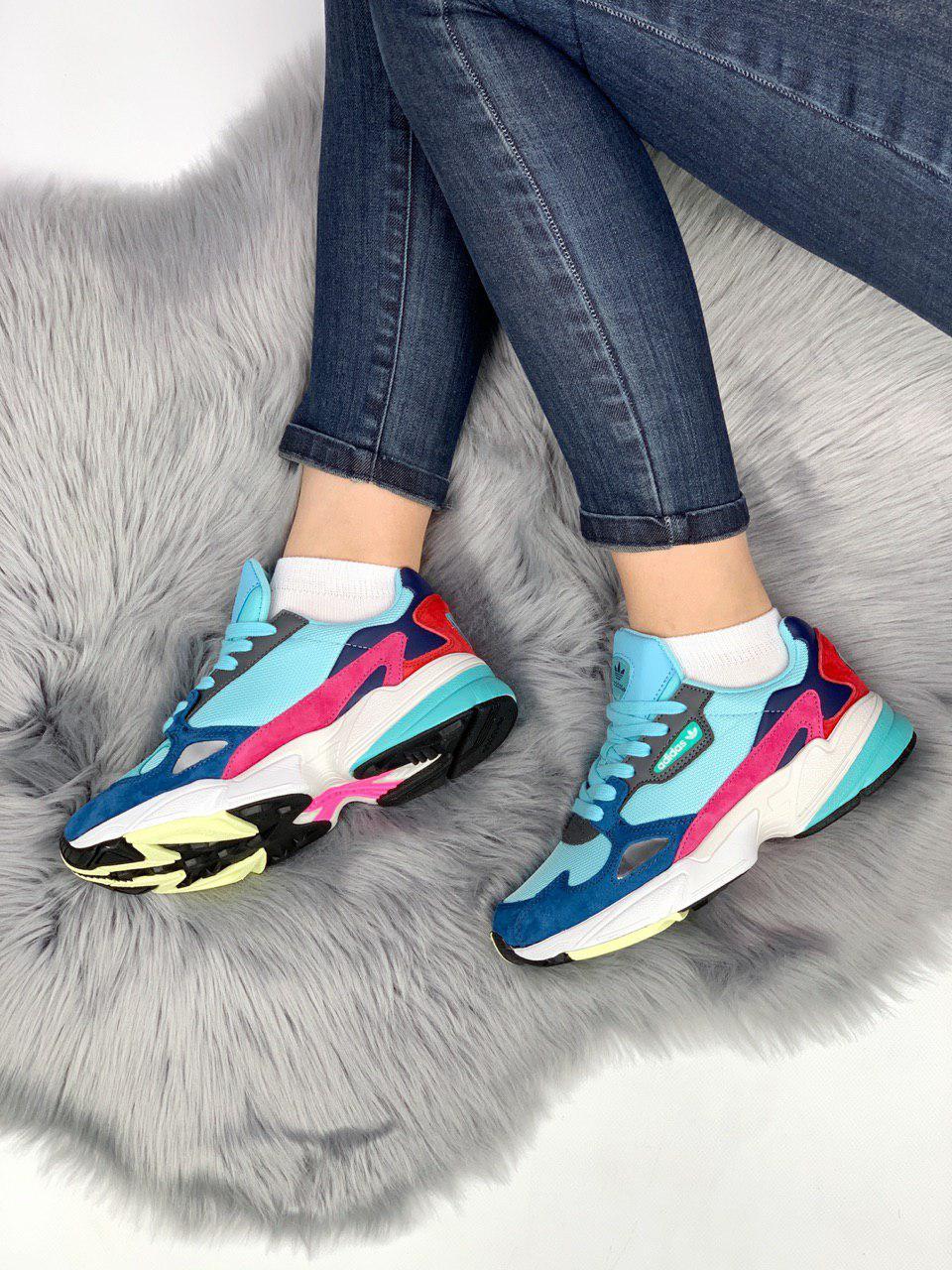 adidas falcon navy blue