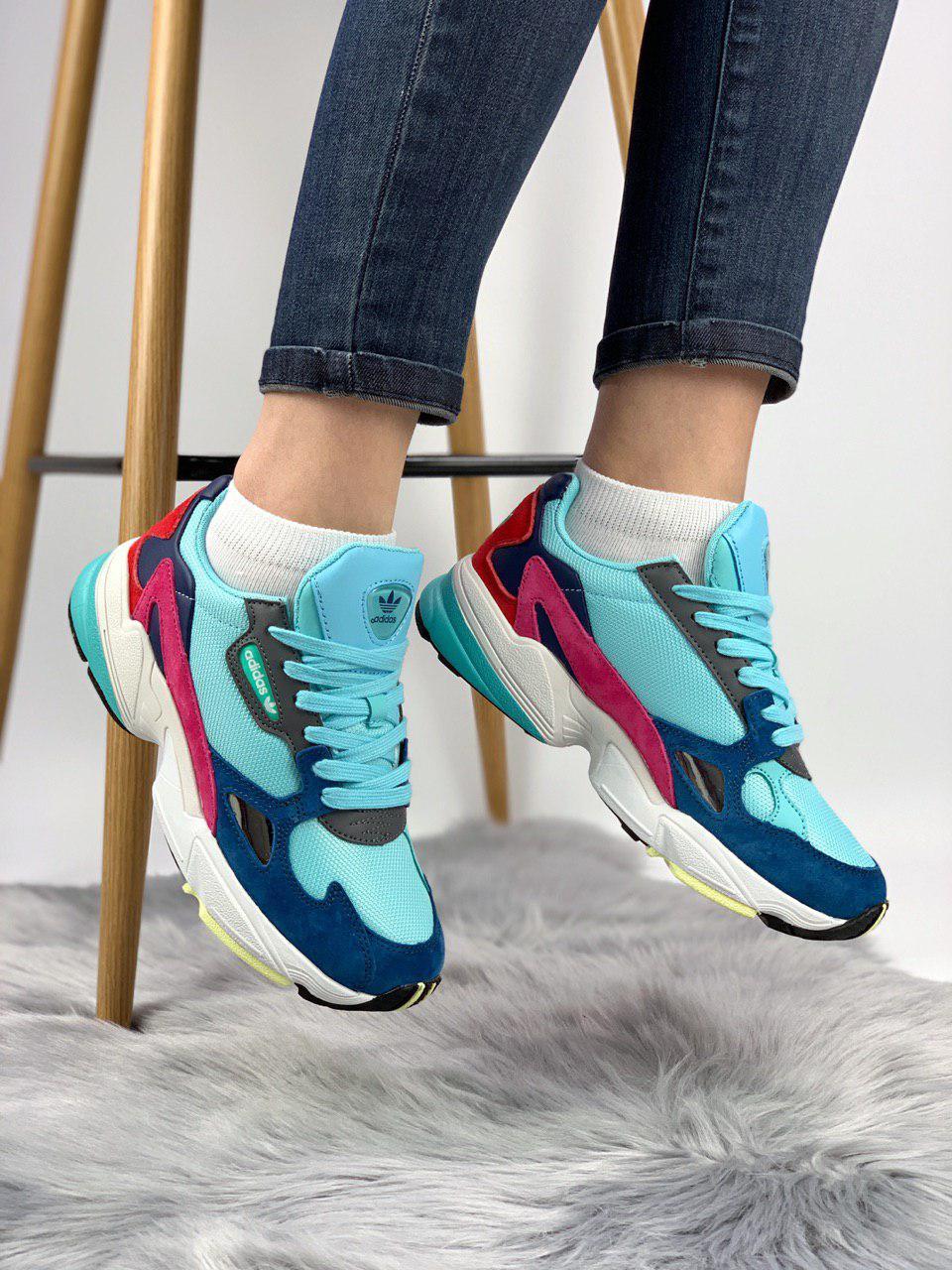 adidas falcon navy blue