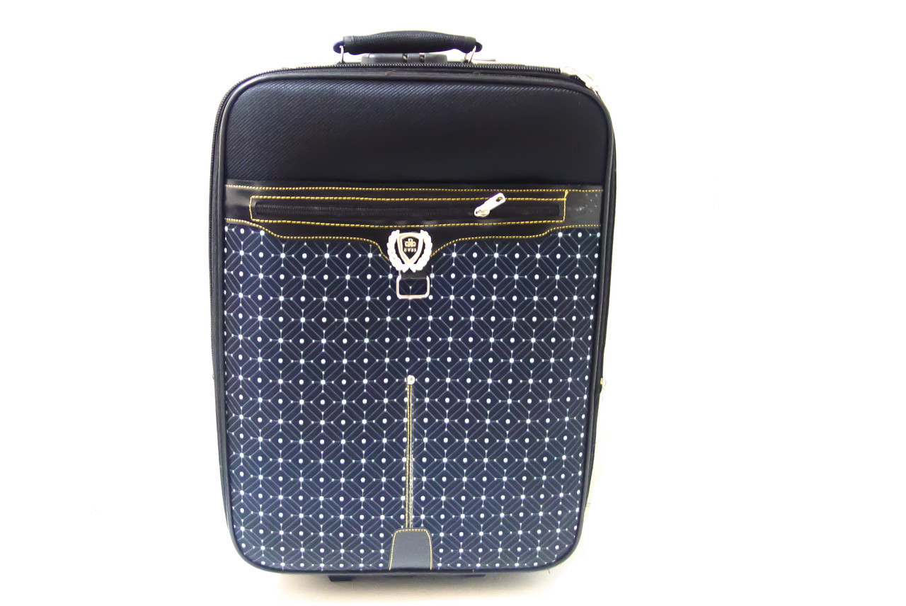 Дорожный чемодан 20” Lin Sheng R16356 Черный в горошек, фото 1