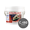 Litokol Starlike Classic Collection С. 480 Ардезія 5 кг фуга для укладання плитки і затирки швів, фото 10