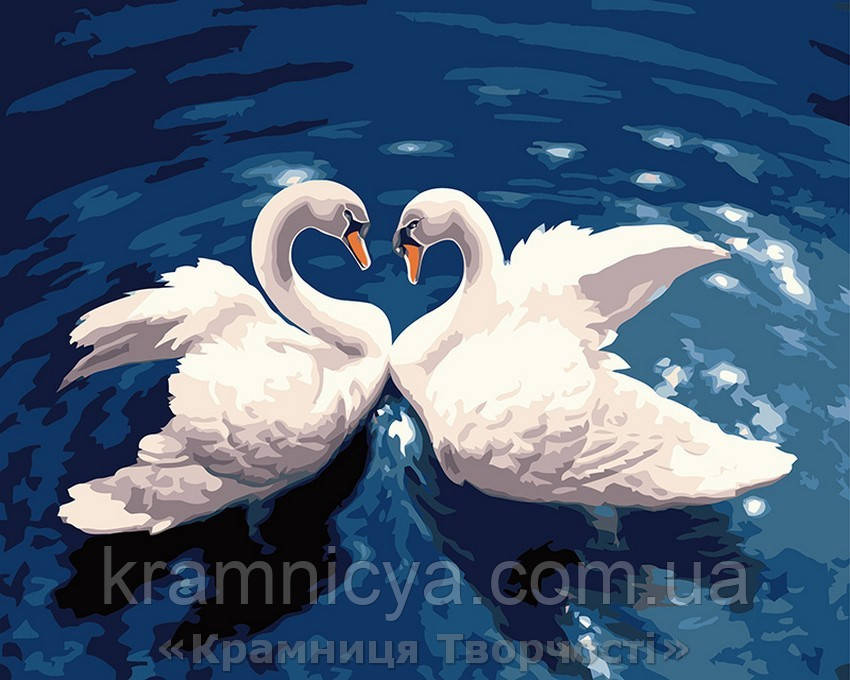 Картина за номерами Танець лебедів, 40х50 (GX7498)