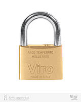 Замок висячий VIRO 304.МС 2KEY 35мм NR_shackle 10мм