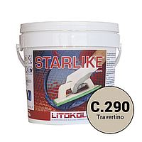 Litokol Starlike Classic Collection С.290 Травертин 5 кг затирка для укладки плитки и фуги швов