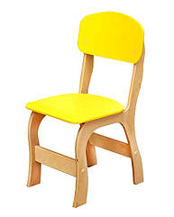 Стілець дитячий фанерний "Фантазія" No 1 частково пофарбований