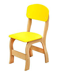 Стілець дитячий фанерний "Фантазія" No 2 частково пофарбований