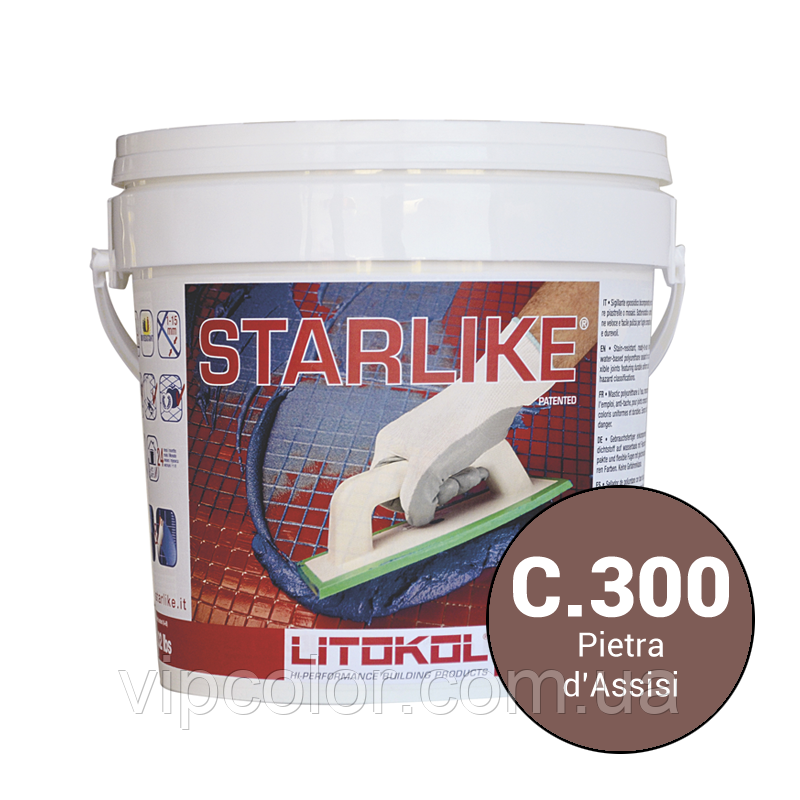 Litokol Starlike Classic Collection С. 300 Асизу 5 кг затирка для укладання плитки і фуги швів