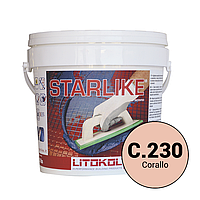 Litokol Starlike С.230 Коралл 5 кг двухкомпонентный состав для затирки STRCRL0005