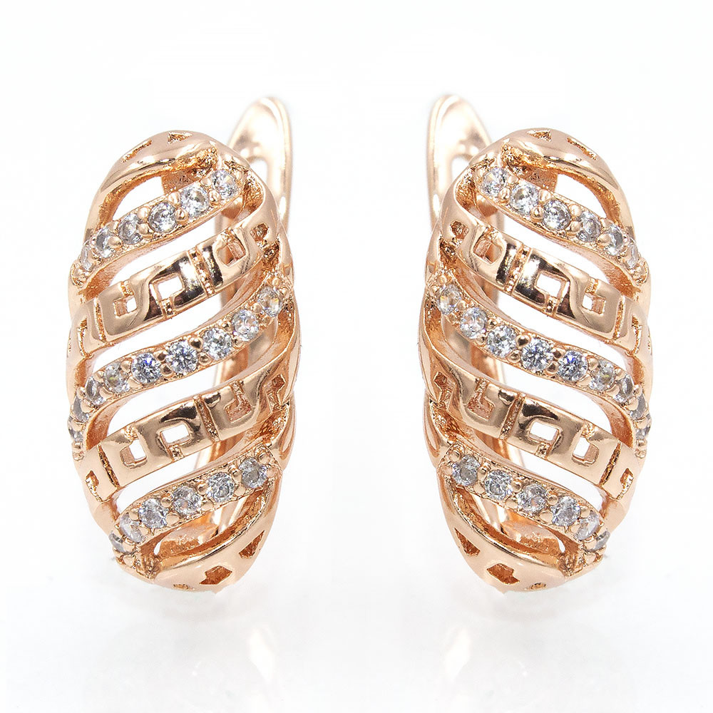 Сережки Xuping 1,5 см (Медичне золото) 924345
