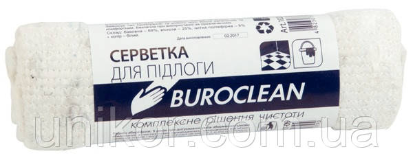 Ганчірка для підлоги х/б, (50х70 см). BUROCLEAN