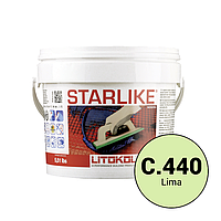 Litokol Starlike Glamour Collection С.440 Лайм 2,5 кг Эпоксидный состав для фуги STRLME02.5