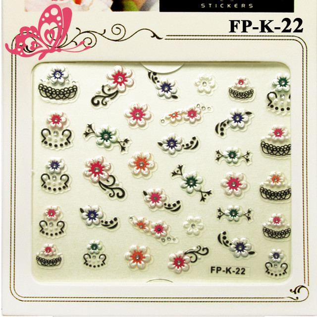 Самоклеючі Наклейки для Нігтів 3D Nail Sticrer FP-ДО-22 Різнокольорові Перлинні Квіти Гірлянди зі Стразами Самоклеючі 3D Наклейки для нігтів Nail Sticrer серія FP-ДО-00 Метелики, Сердечка, Квіти і з Камінцями та Стразами, стікери для нігтів, стікери для манікюру, nail art (нейл-арт), наклейки для дизайну нігтів, стікер наклейки для швидкого красивого дизайну нігтів, за оптовими цінами, замовити та купити дешево оптом, дрібним оптом через інтернет магазин https://opt21.com з доставкою по всій Україні від Компанії Маргарита місто Дніпро.