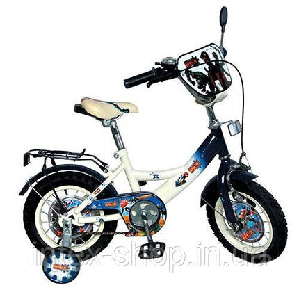 Двоколісний дитячий велосипед 12" GR 0001 Generator Rex (чорний з білим), фото 2
