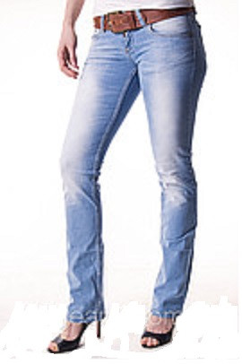 Жіночі голубі джинси низькі Туреччина, фото 1