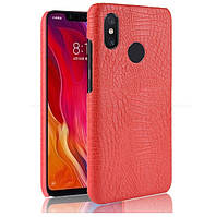 Чохол накладка Croco Style для Xiaomi Redmi Note 6 Pro Червоний