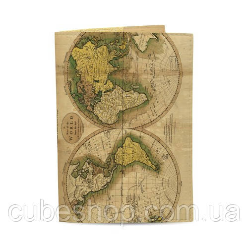 Обкладинка на паспорт "Карта світу"