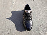 Стильні жіночі чорні шкіряні кросівки 36-40 р-р, фото 7