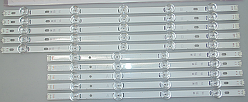 Комплект LED підсвітки LG 50" DRT 3.0, серія 50LB/50LF (3xL1, 3xR1, 3xL2, 3xR2), діоди 6V , AGF78180301