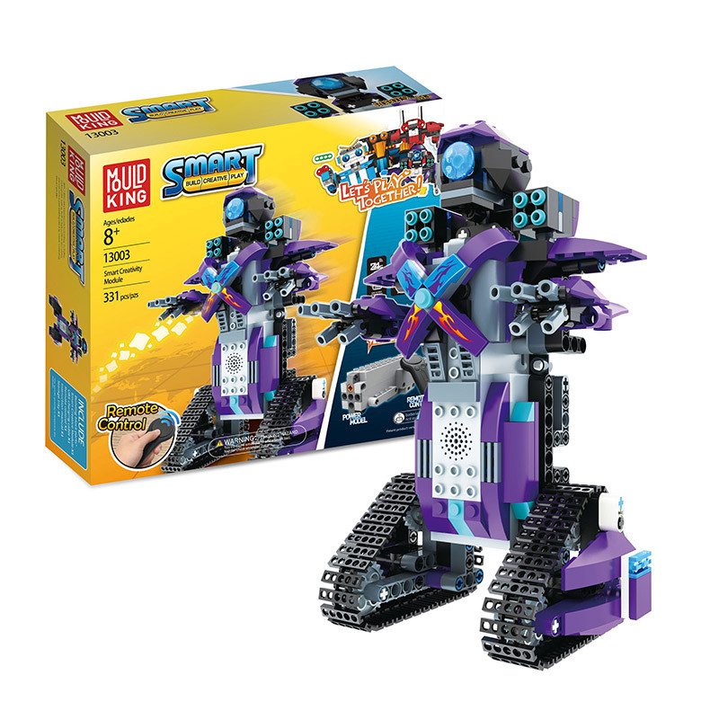 Конструктор 13003 радиоуправляемый MOULD KING Робот Защитник, 331 деталей (Аналог LEGO Boost)
