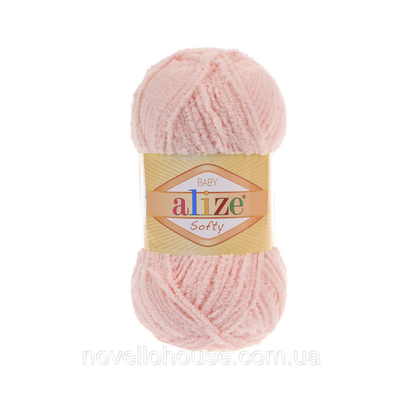 Alize SOFTY (Софті) № 340 персик (Пряжа плюшева, нитки для в'язання)