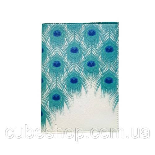 Обкладинка на паспорт "Павлиньє пір'я"