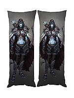 Подушка дакимакура Сильвана Отрекшиеся World of Warcraft декоративная ростовая подушка для обнимания
