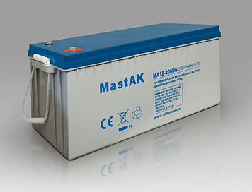 Акумулятор гелевий MastAK MA12-200DG ( 12v 200Ah )