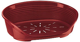 Пластиковий лежак Ferplast SIESTA DELUXE 4 BORDEAUX , 61.5 x 45 x 21.5 см