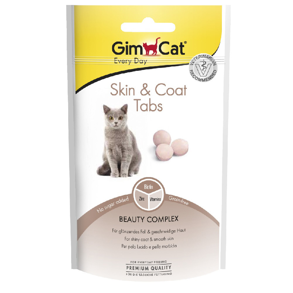 GimCat Skin & Coat 40 г ласощі для кішок (для блиску та шерсті)