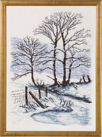 Набор для вышивания крестом ТМ Permin "Зима (Winter)" 70-7431