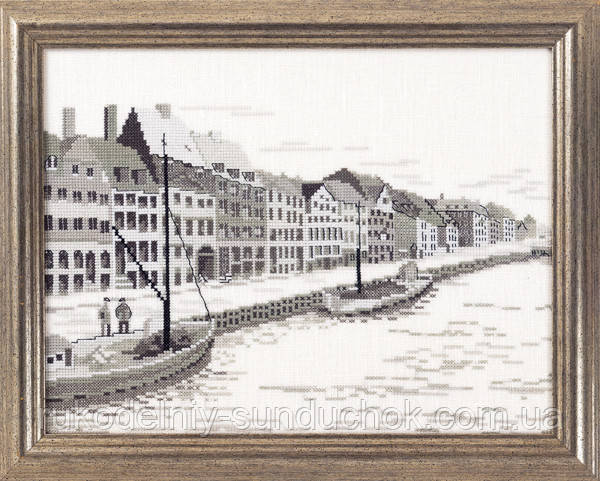 Набір для вишивання хрестом ТМ Permin "Гавань (Nyhavn)" 70-5131