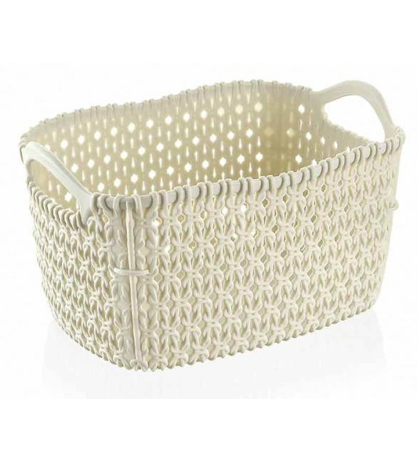 Кошик для зберігання Tuffex Knit 7,5 л TP-4203-2 Бежевий, фото 1