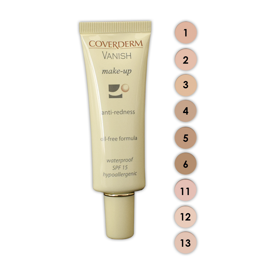 Coverderm VANISH Make-up Тональний крем (9 відтінків) 