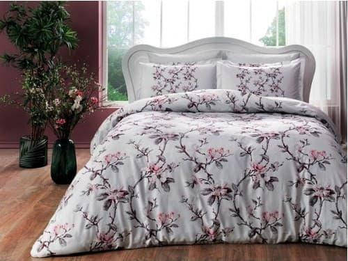 Постільна білизна TAC normal saten Lotte двоспальний євро, фото 1