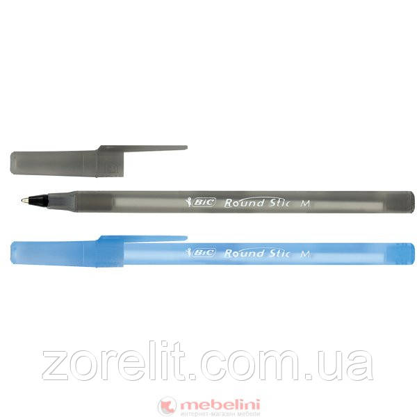 Ручка кулькова BIC раунд стик чорний