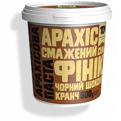 Паста кранч з чорним шоколадом і фініками, 500 г