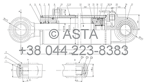 ЦИЛИНДР ПОВОРОТА - CL90X45/488 EG-00A