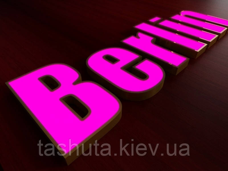 Металлические световые буквы, h-200мм Ташута  (11-13150-01)