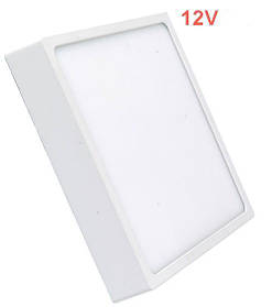 Світлодіодний світильник накладний slim SL-464 6W 12V 6400K квадратний білий IP20 Код.59464