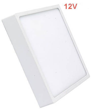 Світлодіодний світильник накладний slim SL-464 6W 12V 6400K квадратний білий IP20 Код.59464, фото 1