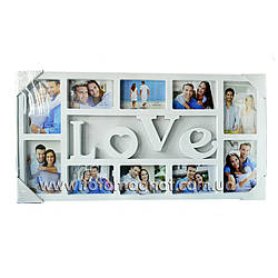 Мультирамка "LOVE" — Фоторамка колаж на стіну