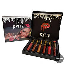Набір матовою рідкої помади+олівець MOD-91364 ( KYLIE XO XO )