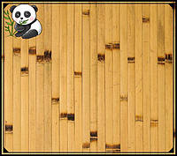 Бамбуковые обои "Березка", 2 м, ширина планки 17 мм / Бамбукові шпалери