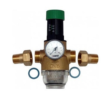 Регулятор тиску води мембранний Herz DN40 1 1/2 для холодної води (1268215)