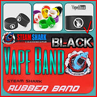 VapeThink Steam Shark Vape Band black. No Touching. Силиконовый вейп бенд. Оригинал.