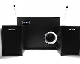 Колонки із сабвуфером для ПК JT-083 16 Вт живлення від USB mini-jack пластик + дерево