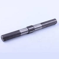 Вал шестигранний L-255 Z-6 редуктора ремінного мотоблока 168F/170F